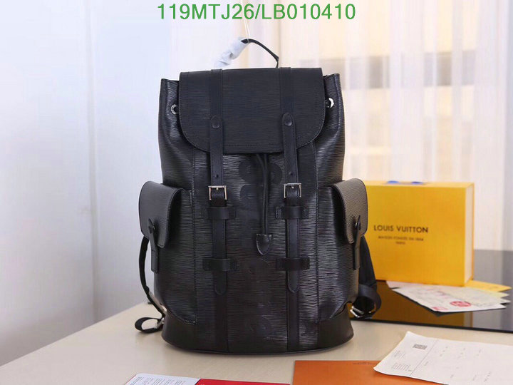 LV Bags-(4A)-Backpack-,Code: LB010410,$:149USD