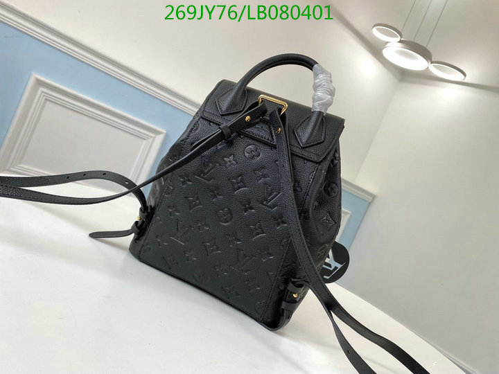 LV Bags-(Mirror)-Backpack-,Code: LB080401,$: 269USD