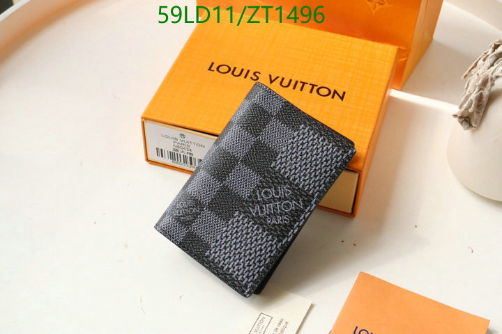 LV Bags-(Mirror)-Wallet-,Code: ZT1496,$: 59USD