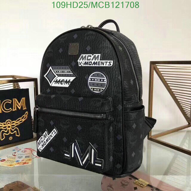 MCM Bag-(Mirror)-Backpack-,Code: MCB121708,$: 109USD