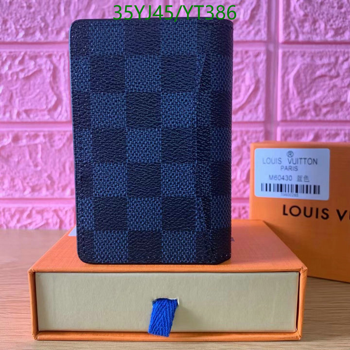 LV Bags-(4A)-Wallet-,Code: YT386,$: 35USD