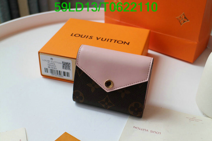 LV Bags-(Mirror)-Wallet-,Code: T0622110,$: 59USD