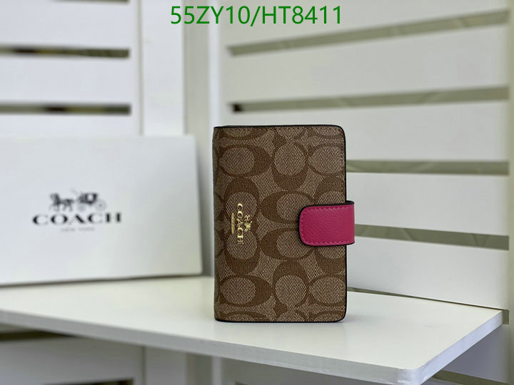 Coach Bag-(4A)-Wallet-,Code: HT8411,$: 55USD