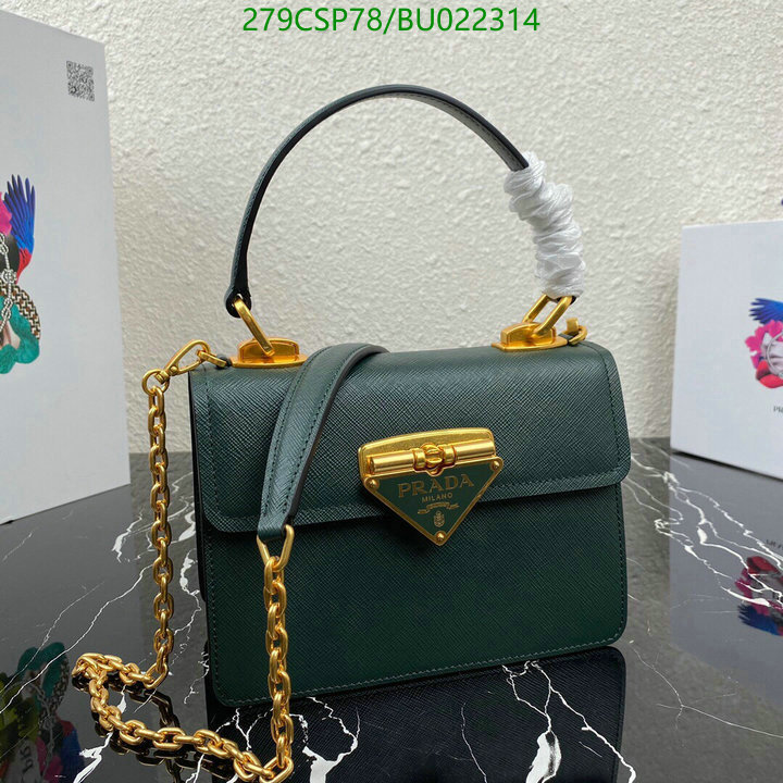 Prada Bag-(Mirror)-Diagonal-,Code: BU022314,$: 279USD