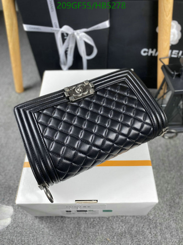 Chanel Bags -(Mirror)-Le Boy,Code: HB5278,$: 209USD