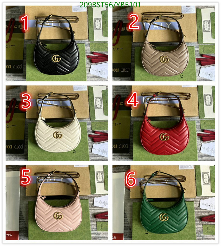 Gucci Bag-(Mirror)-Marmont,Code: YB5101,$: 209USD