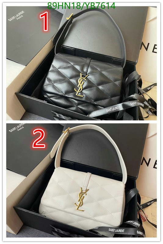 YSL Bag-(4A)-Handbag-,Code: YB7614,$: 89USD