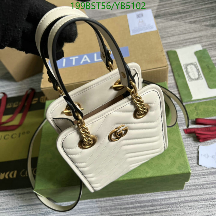 Gucci Bag-(Mirror)-Marmont,Code: YB5102,$: 199USD