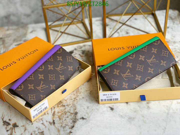 LV Bags-(Mirror)-Wallet-,Code: ZT2846,$: 85USD