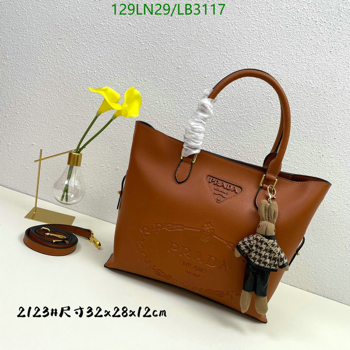 Prada Bag-(4A)-Handbag-,Code: LB3117,$: 129USD