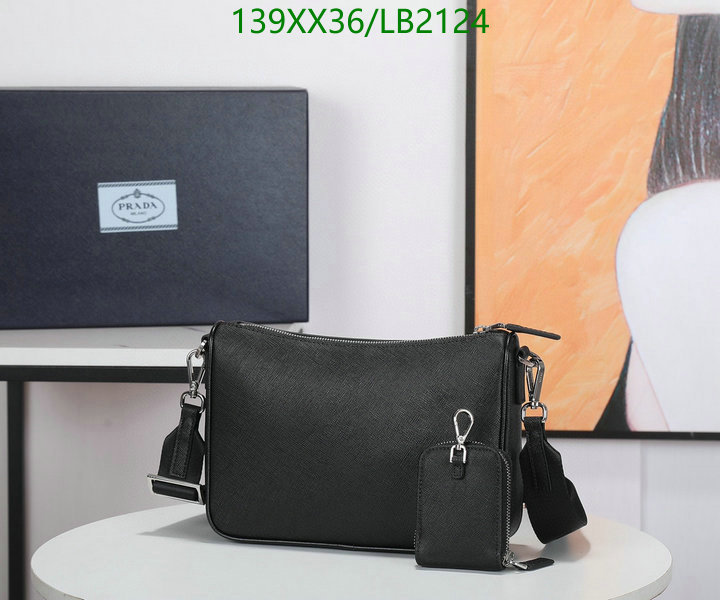 Prada Bag-(Mirror)-Diagonal-,Code: LB2124,$: 139USD