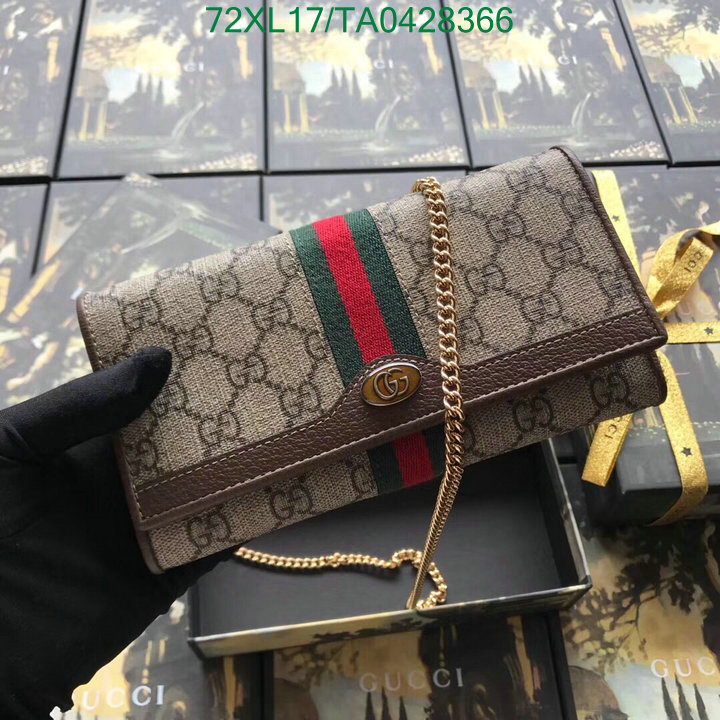 Gucci Bag-(4A)-Wallet-,Code:TA0428366,$: 72USD