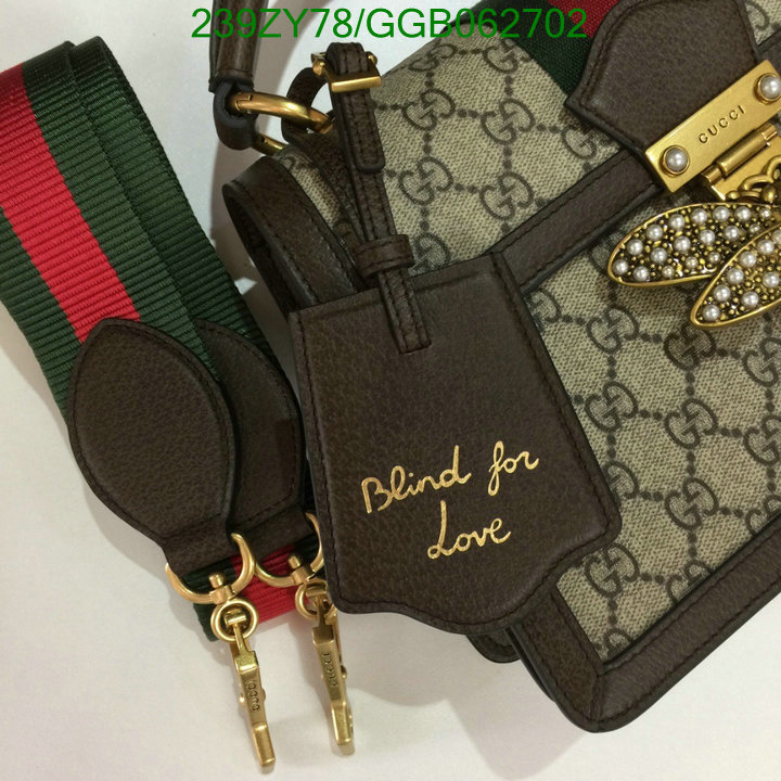 Gucci Bag-(Mirror)-Diagonal-,Code: GGB062702,$: 239USD