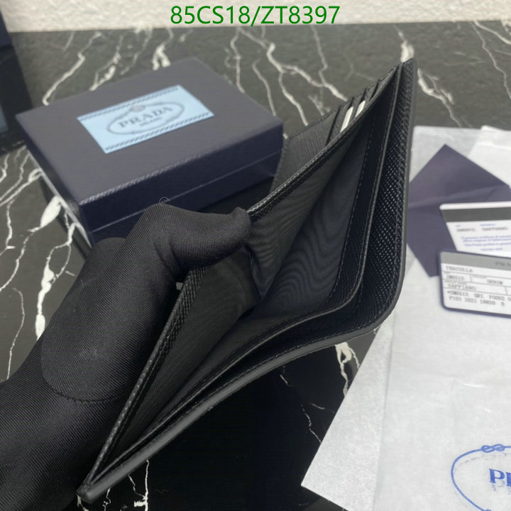 Prada Bag-(Mirror)-Wallet-,Code: ZT8397,$: 85USD