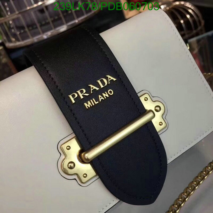 Prada Bag-(Mirror)-Diagonal-,Code: PDB060703,$: 239USD