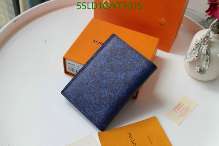 LV Bags-(Mirror)-Wallet-,Code: YT7015,$: 55USD