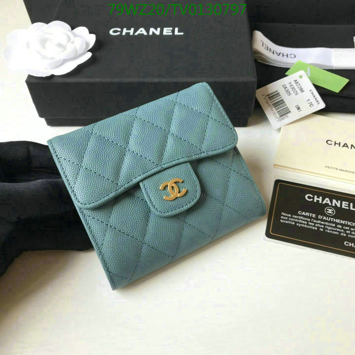 Chanel Bags ( 4A )-Wallet-,Code: TV0130797,$: 79USD