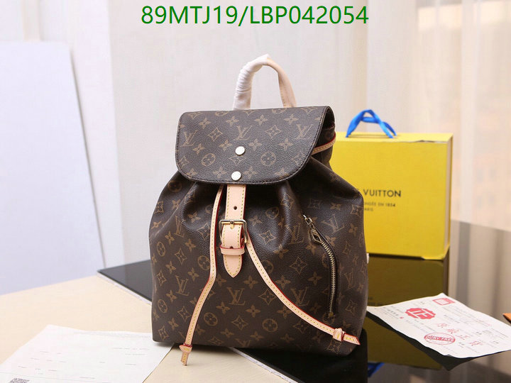 LV Bags-(4A)-Backpack-,Code: LBP042054,$: 89USD