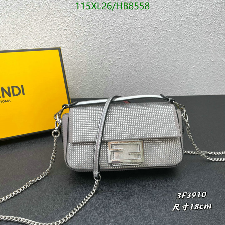 Fendi Bag-(4A)-Baguette-,Code: HB8558,$: 115USD