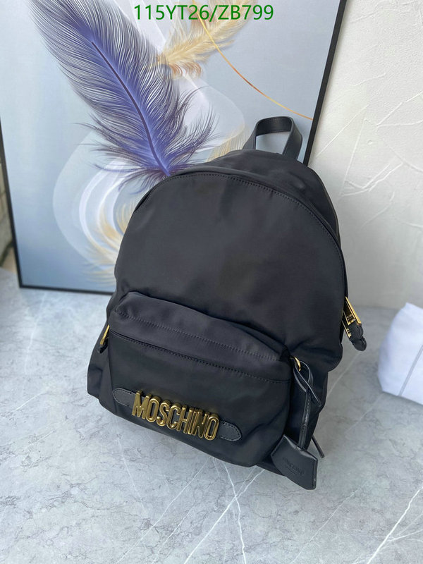 Moschino Bag-(Mirror)-Backpack-,Code: ZB799,$: 115USD