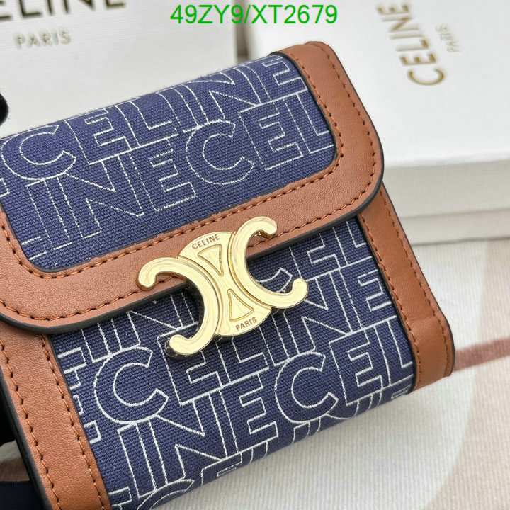 Celine Bag-(4A)-Wallet-,Code: XT2679,$: 49USD