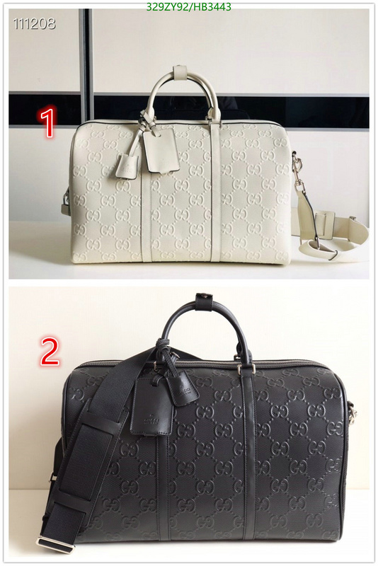 Gucci Bag-(Mirror)-Handbag-,Code: HB3443,$: 329USD