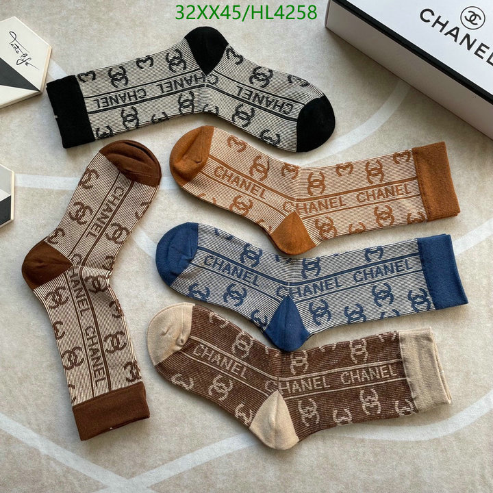 Sock-Chanel,Code: HL4258,$: 32USD