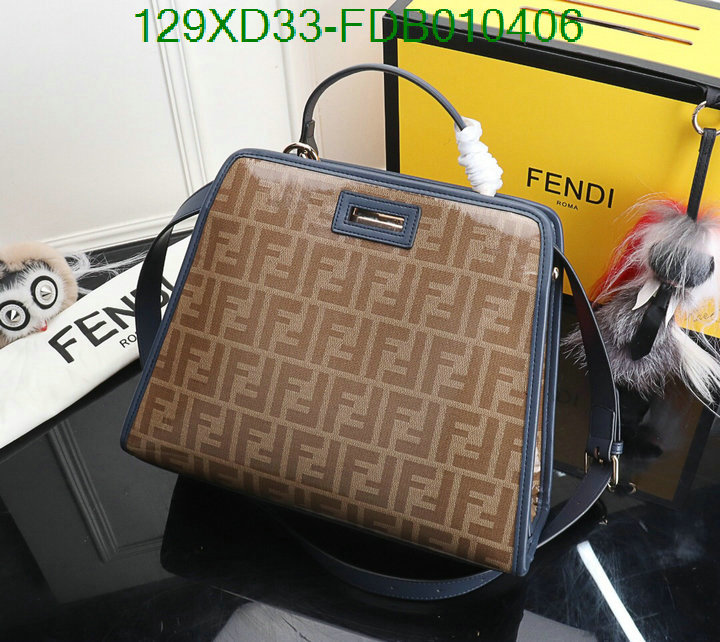 Fendi Bag-(4A)-Handbag-,Code: FDB010406,$:129USD