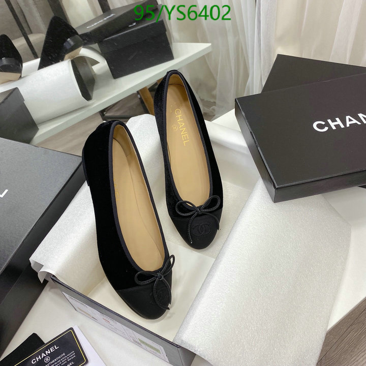 Chanel-Ballet Shoes,Code: YS6402,$: 95USD