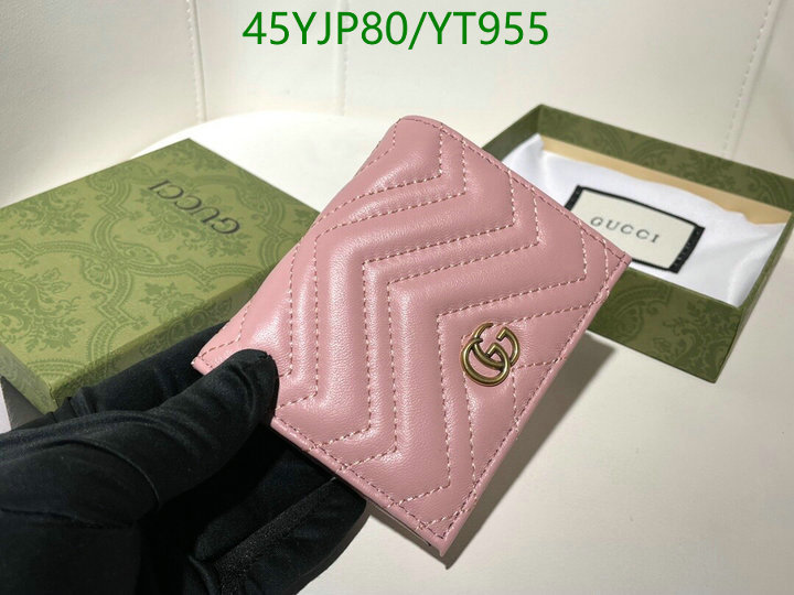 Gucci Bag-(4A)-Wallet-,Code: YT955,$: 45USD