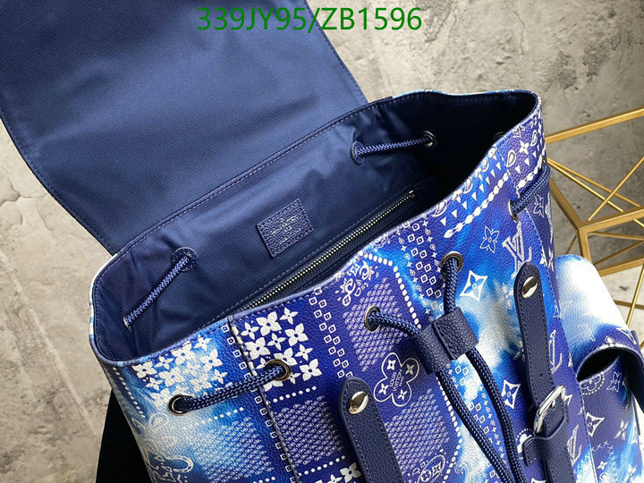 LV Bags-(Mirror)-Backpack-,Code: ZB1596,$: 339USD