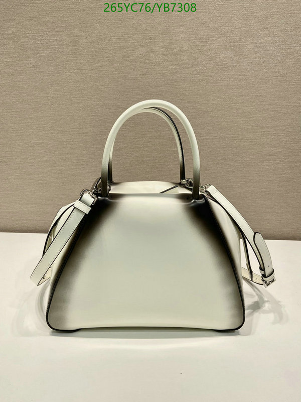 Prada Bag-(Mirror)-Handbag-,Code: YB7308,$: 265USD