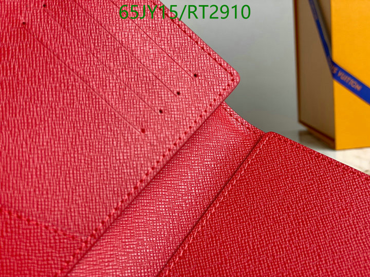 LV Bags-(Mirror)-Wallet-,Code: RT2910,$: 65USD