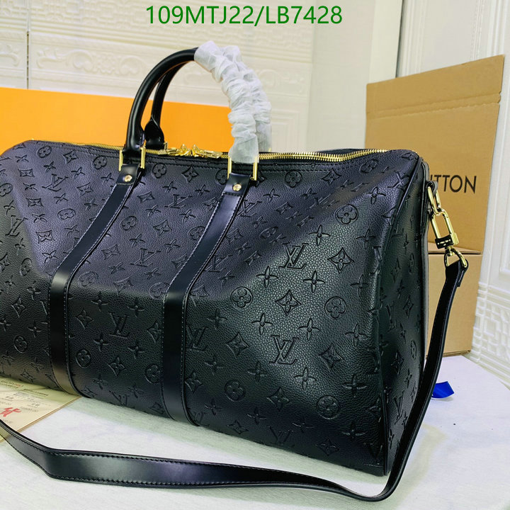 LV Bags-(4A)-Keepall BandouliRe 45-50-,Code: LB7428,$: 109USD