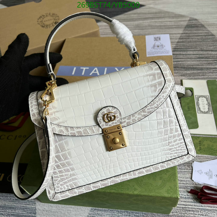 Gucci Bag-(Mirror)-Handbag-,Code: YB5000,$: 269USD