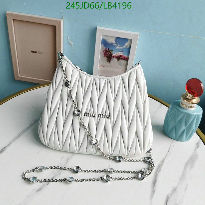 Miu Miu Bag-(Mirror)-Diagonal-,Code: LB4196,$: 245USD