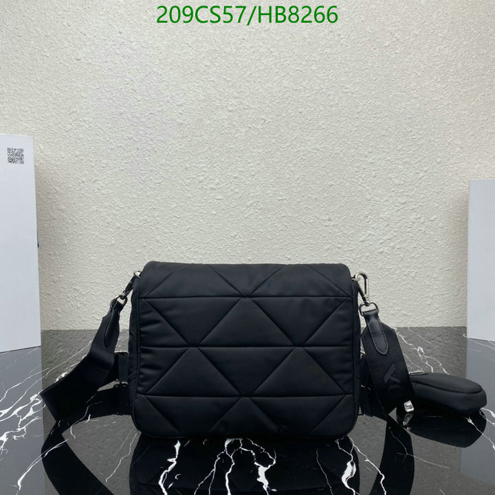 Prada Bag-(Mirror)-Diagonal-,Code: HB8266,$: 209USD