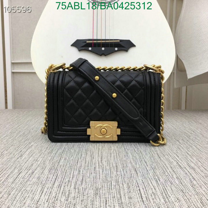 Chanel Bags ( 4A )-Le Boy,Code: BA04252312,$: 75USD