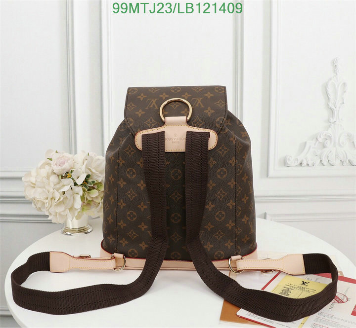 LV Bags-(4A)-Backpack-,Code: LB121409,$: 99USD