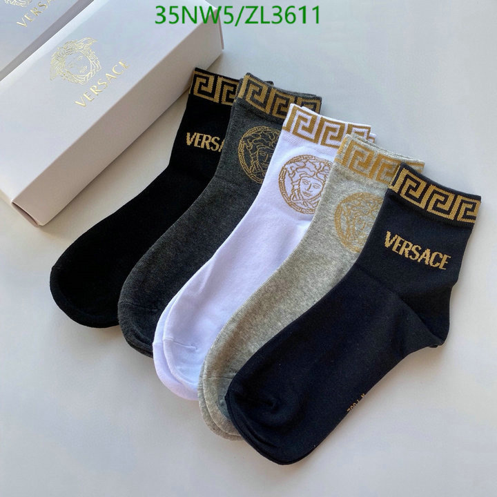 Sock-Versace, Code: ZL3611,$: 35USD