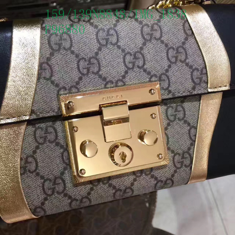 Gucci Bag-(Mirror)-Padlock,Code: GGB112751,$: 159USD