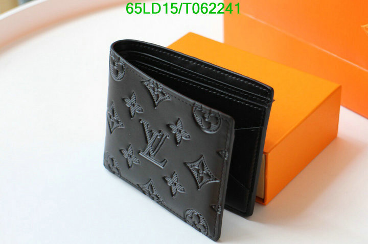 LV Bags-(Mirror)-Wallet-,Code: T062241,$: 65USD