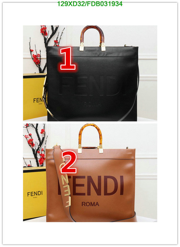 Fendi Bag-(4A)-Sunshine-,Code: FDB031934,$:129USD