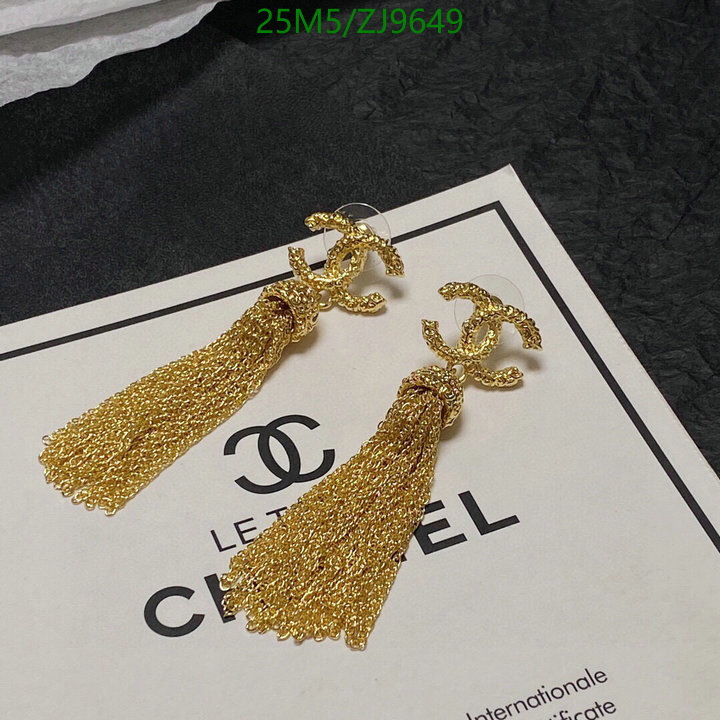 Jewelry-Chanel,Code: ZJ9649,$: 25USD