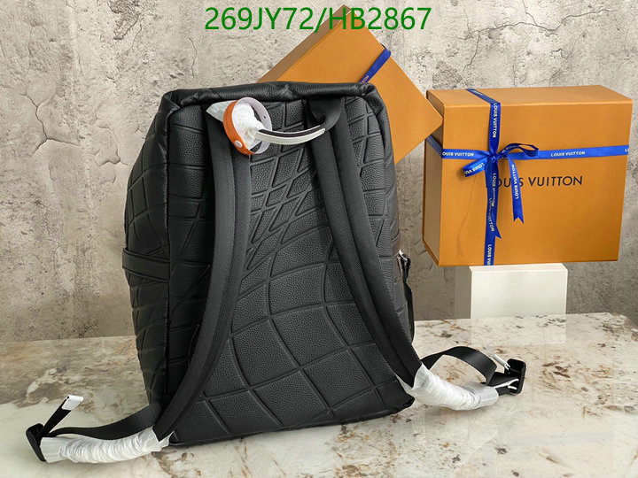 LV Bags-(Mirror)-Backpack-,Code: HB2867,$: 269USD