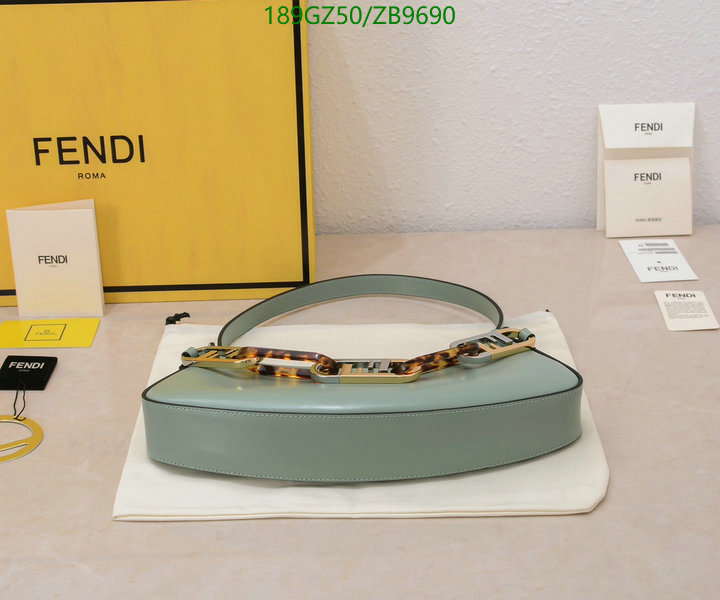 Fendi Bag-(Mirror)-Handbag-,Code: ZB9690,$: 189USD