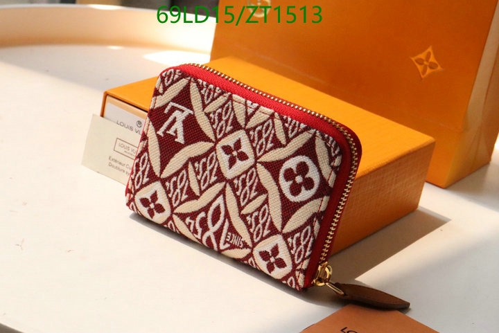 LV Bags-(Mirror)-Wallet-,Code: ZT1513,$: 69USD