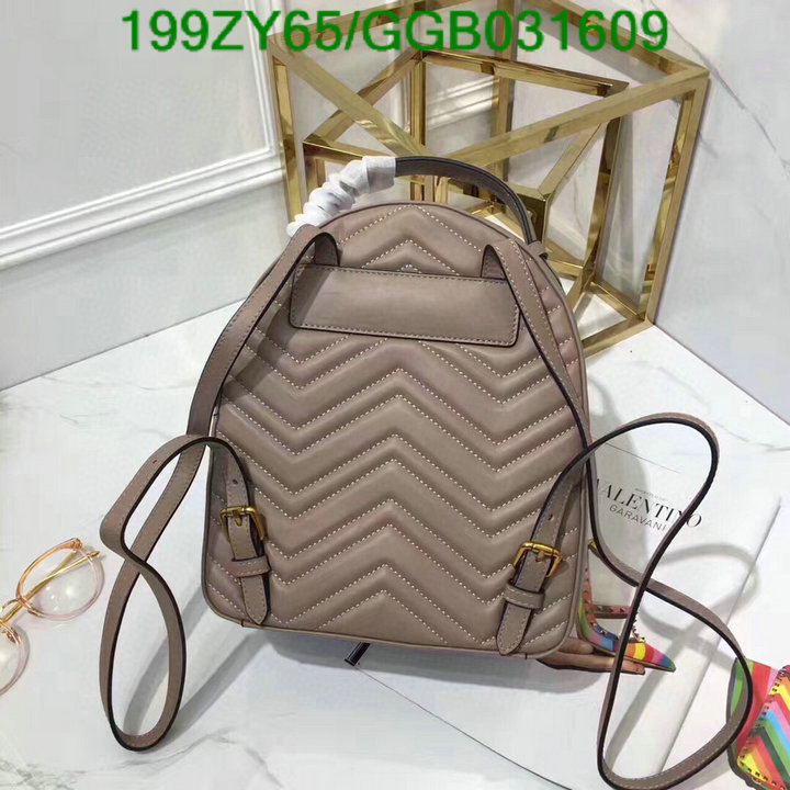 Gucci Bag-(Mirror)-Backpack-,Code: GGB031609,$: 199USD