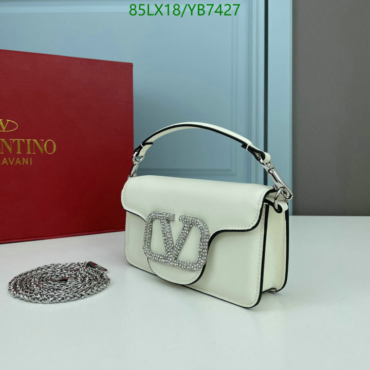 Valentino Bag-(4A)-LOC-V Logo ,Code: YB7427,$: 85USD