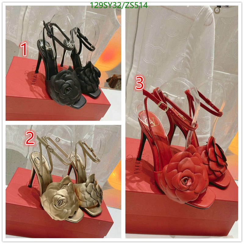 Women Shoes-Valentino, Code: ZS514,$: 129USD